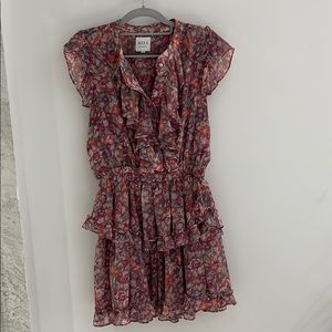 Misa Floral Ruffle Dress